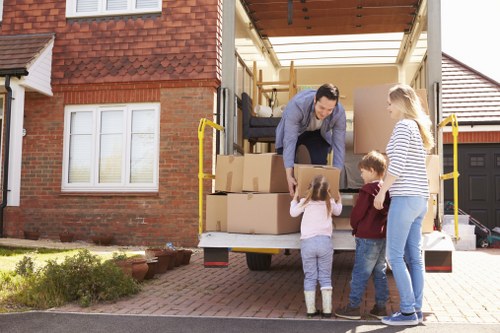 Professional local removals team planning a move in Redbridge