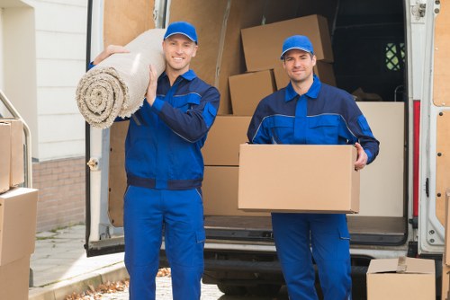 Small removals van ready for a local move in Redbridge