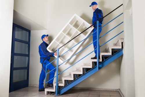 Staff carrying out a storage site safety inspection