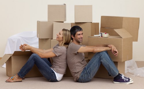 Storage units and organized belongings for long-term storage in Redbridge