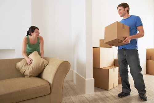 Careful packing of fragile items for local removals in Redbridge